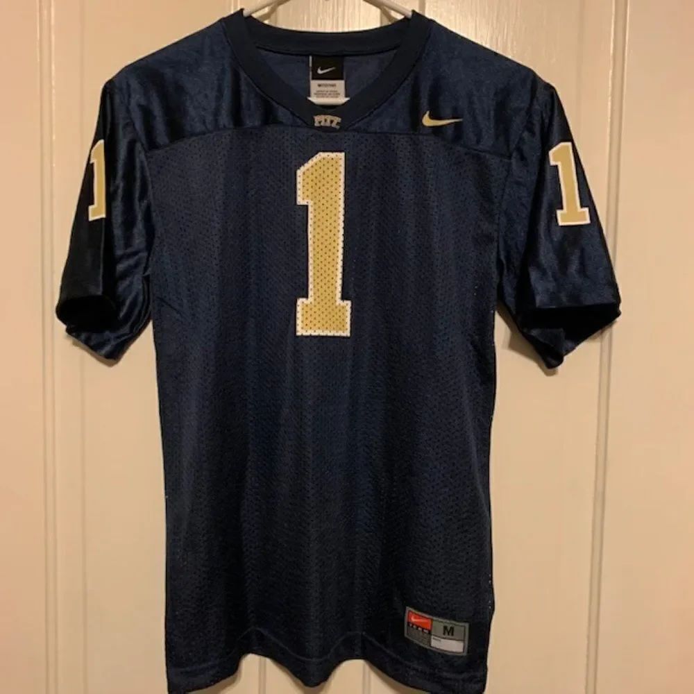 PITTSBURGH PANTHERS #1 SIZE YOUTH MEDIUM 12/14 NIKE JERSEY